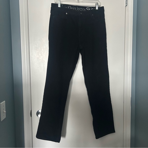 Calvin Klein Black Denim Skinny Jeans - Picture 3 of 14